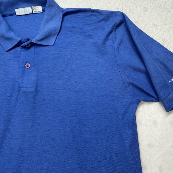 Vintage Levis Polo Shirt Adult Large Blue Collared Dress Shirt 1980s USA Jeans - Picture 5 of 13